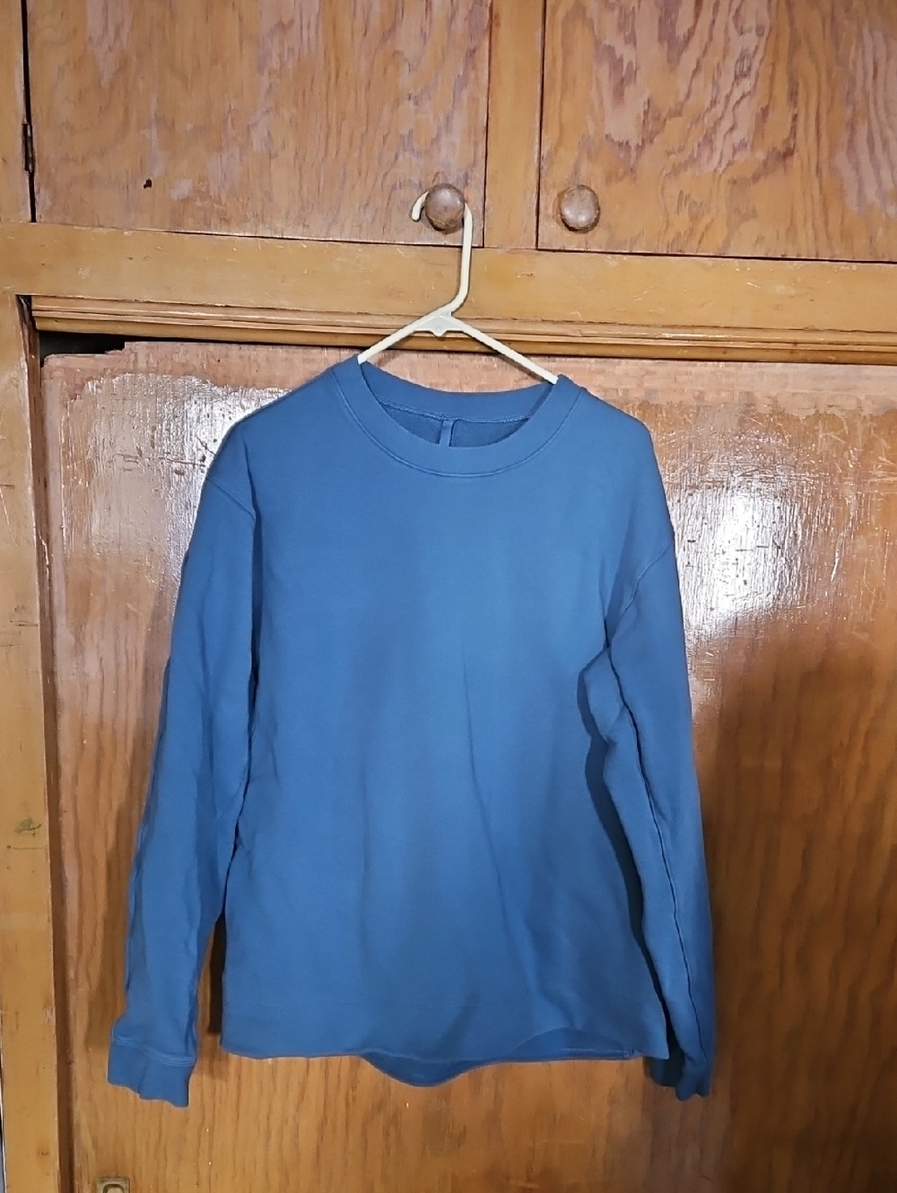 French Terry Oversized Long Sleeve Crew